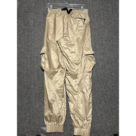 $125 Nike Lab Tech Woven Lined Pants FB7911-247 Men's Size S Tan Black Cargo - Picture 2 of 8